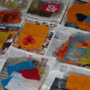 Papierschöpfen Quadrat