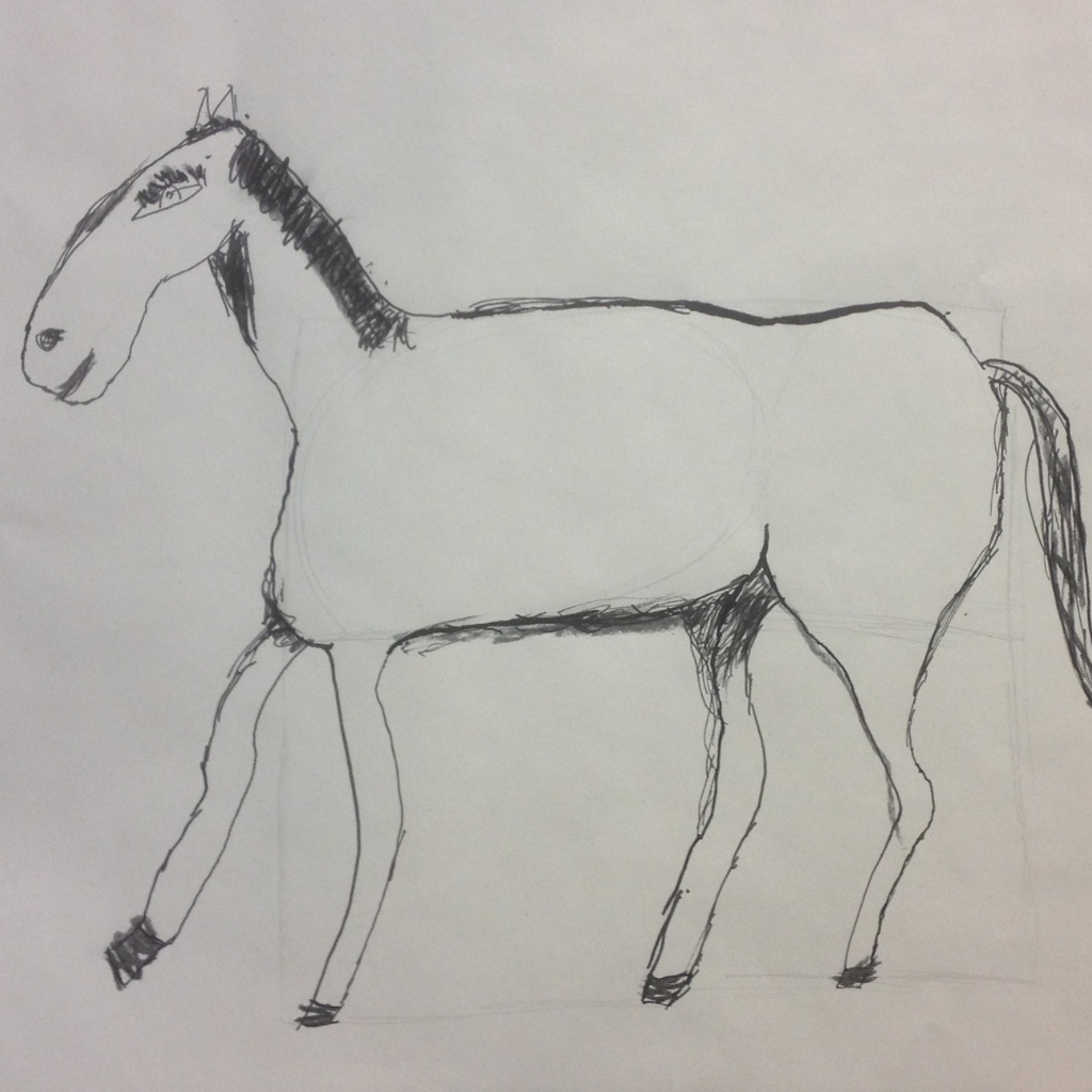 Pferde Zeichnen_2_Quadrat